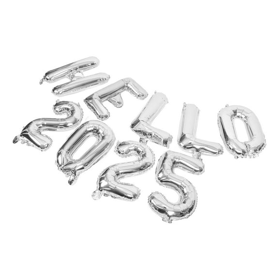 Hytrove Festival Balloon New Year Eve Party Balloon Silver Aluminum Film 1 Set
