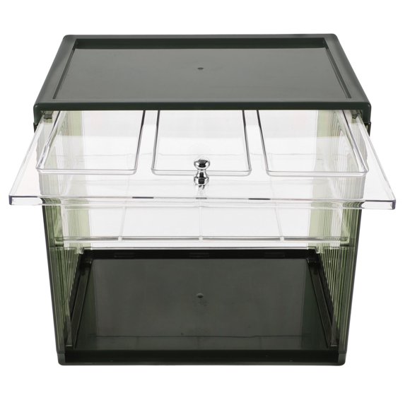 Hytrove Fresh Keep Holder Bread Box Clear Large Capacity Pastry Case for Home 1Set