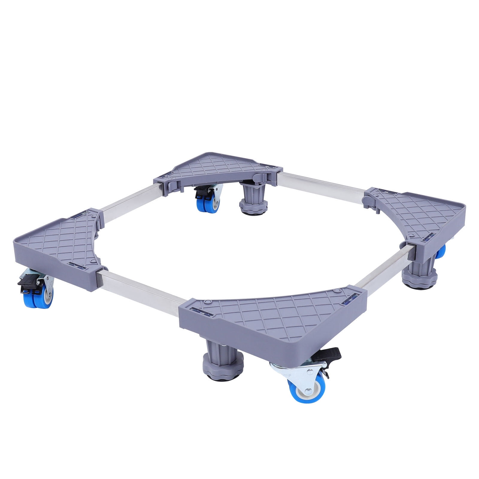 Hytrove Fridge Stand Base Plastic Grey 360degree Locking Swivel Wheels ...