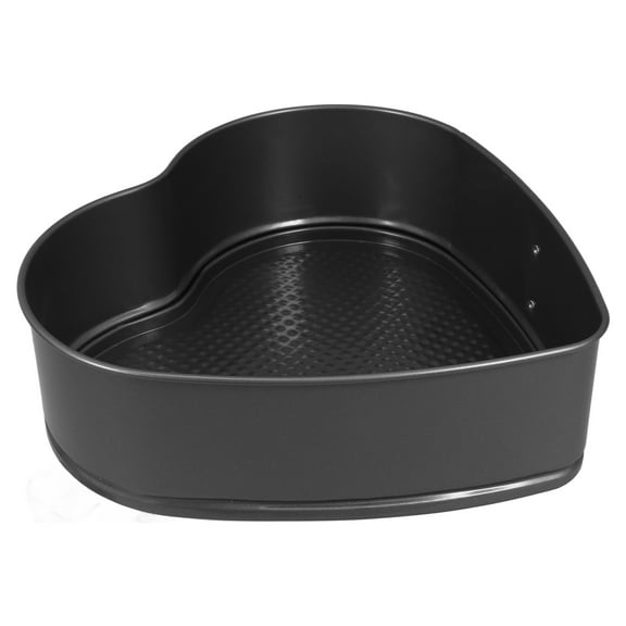 Hytrove Nonstick Carbon Steel Heart Shape Cake Pan with Lock for Even Baking and Easy Release