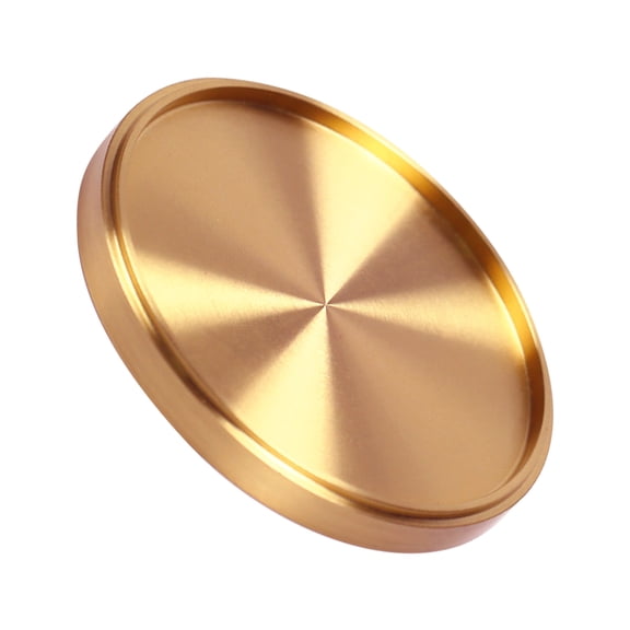 Hytrove Household Golden Copper Cup Coaster Wear Resistant Heat Resistant Mat