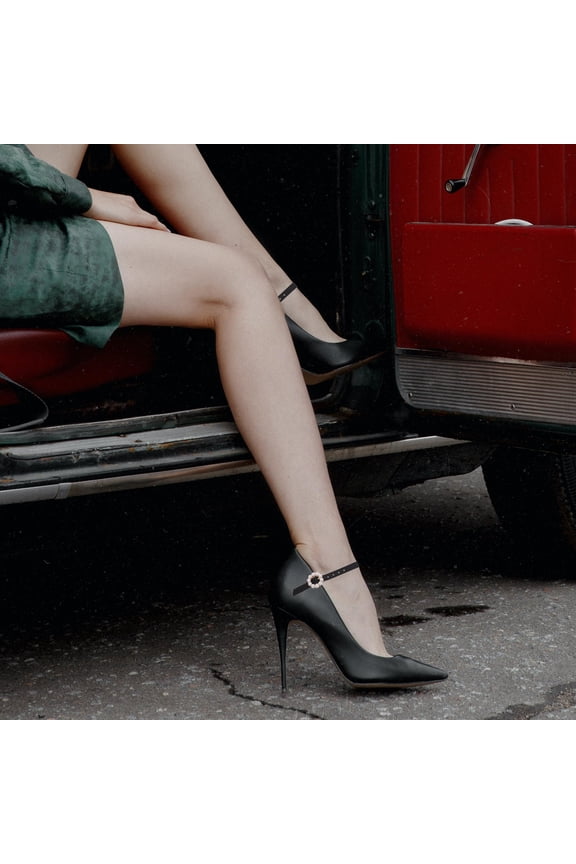 High Heel Shoe Straps for Women 1 Pair with Elegant Design and Metal Buckle