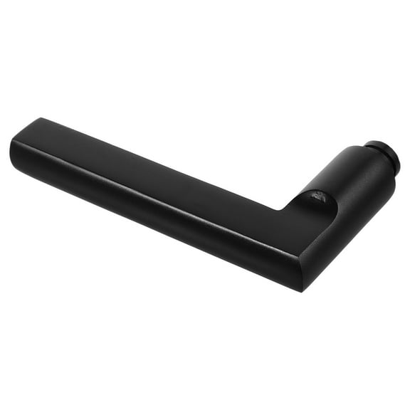 Hytrove Household Door Handle Interior Use Black Metal Door Knob for Bedrooms and Bathrooms 1Pack 4.92X2.76X0.59In