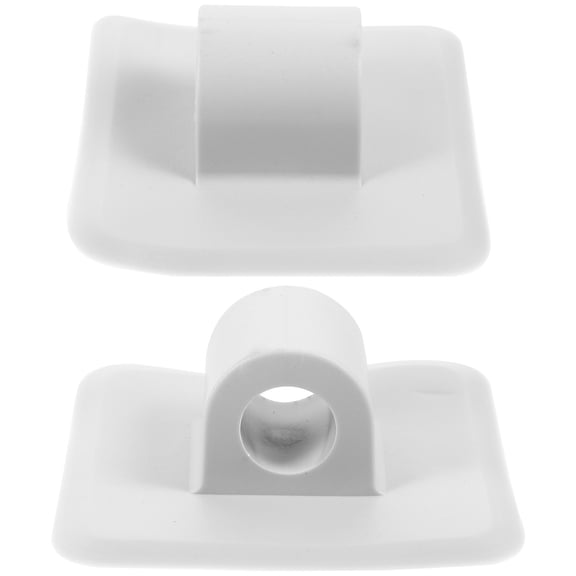 Hytrove Kayak Mounting Bracket 2Pcs Square Universal Design Canoe Motor Mount Grey PVC 10.0X9.5X4.0In