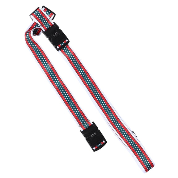 Hytrove Heavy Duty Cross Luggage Strap with Dual Combination Locks for Extra Secure Travel Packing