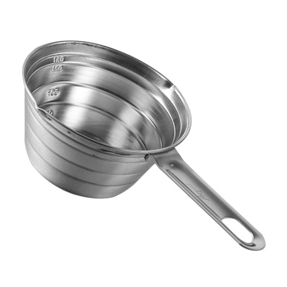 Hytrove Stainless Steel Measuring Beaker Cup Set, Liquid and Dry Ingredient Container