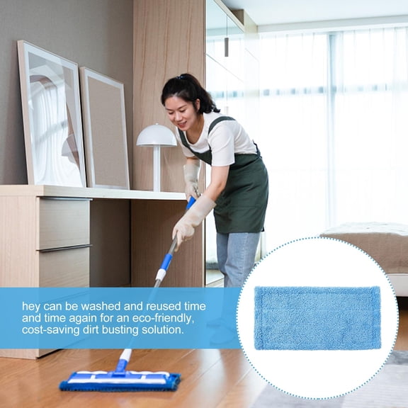 Hytrove Microfiber Mop Replacement Head For Wet Dry Mop Pad Machine Washable Compatible With Hardwood Tile And More