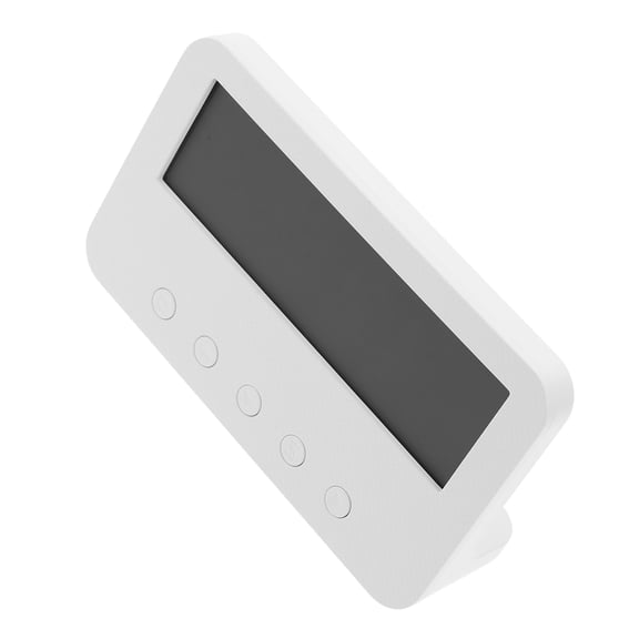 Hytrove Indoor Humidity and Temperature Monitor with Silent Digital Clock and Night Light Function