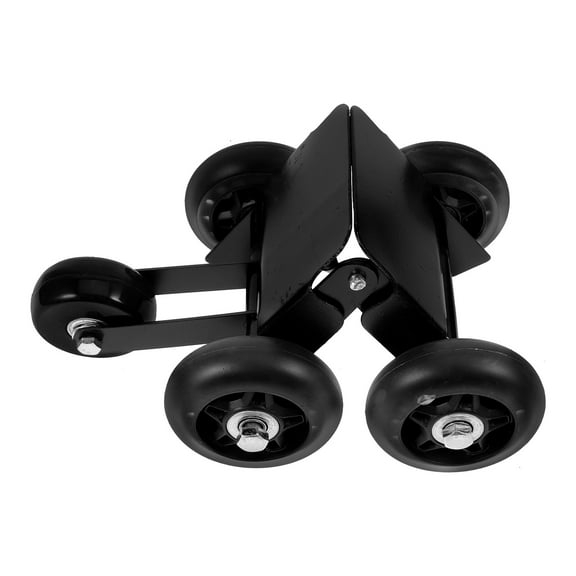 Hytrove Motorcycle Tire Roller 1Pack for Emergency Situations Black Metal