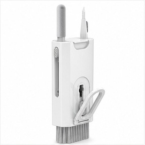 Hytrove Multifunctional White Electronics Cleaning Kit, Metal Nib & Flocking Sponge for Earbuds, Headphones, Keyboards and Phones