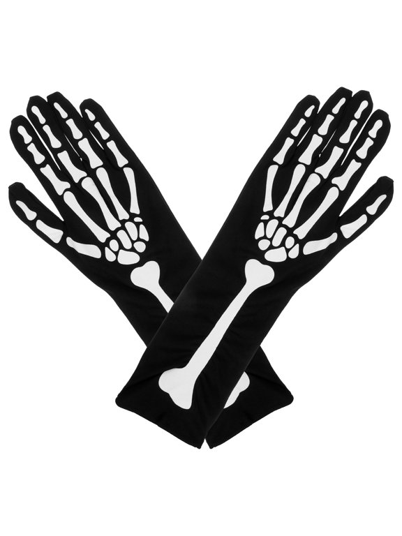 Pattern Gloves 1 Pair Long Sleeve Cosplay Event for Adults