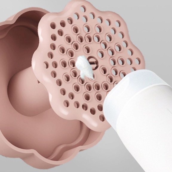Hytrove Plastic Face Foam Maker Pink Bottle for Daily Facial Cleansing Routine