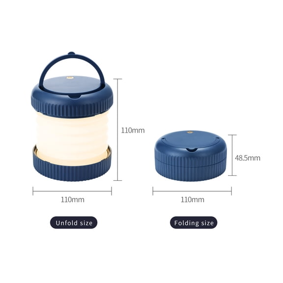 Hytrove Folding Camping Lantern with USB Rechargeable ABS Body for Outdoor, Home, and Travel Use