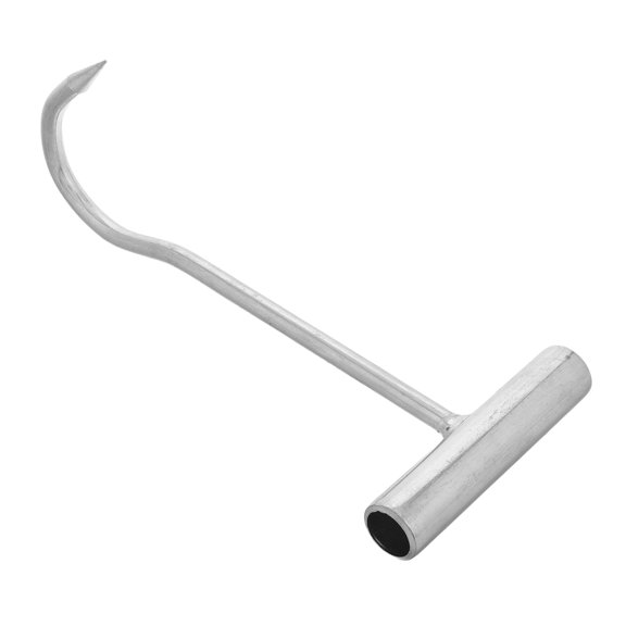 Hytrove Manhole Lifting Hooks Heavy Duty Manhole Cover Lifter Tool Galvanized Iron 1Set