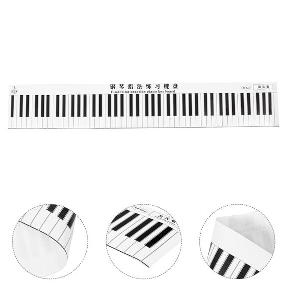 Hytrove Piano Practice Pad Multi PVC Reliable Training for Anytime Practice