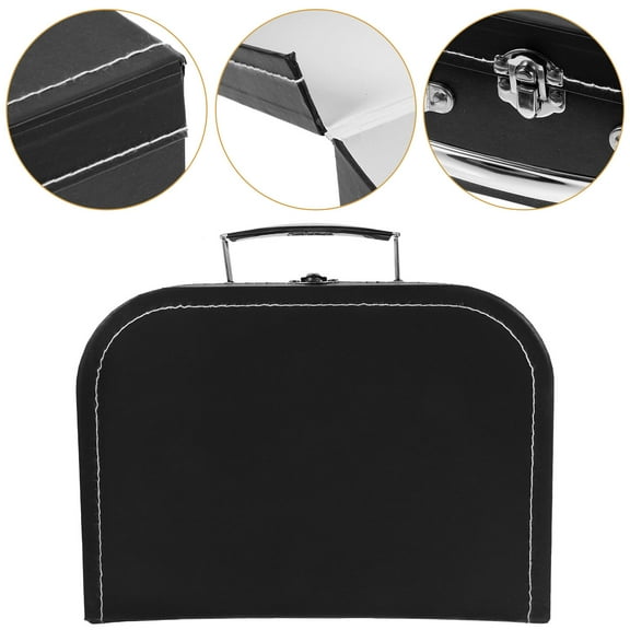 Hytrove Portable Present Wrapping Box Elegant Travel Suitcase Storage For Wedding Party Favors And Diy Decor