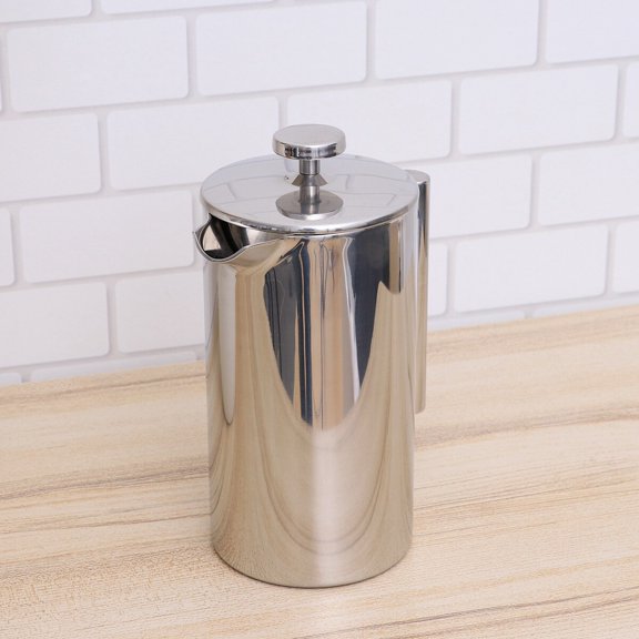 Hytrove Portable Stainless Steel Coffee Maker with Large Capacity for Outdoor Use