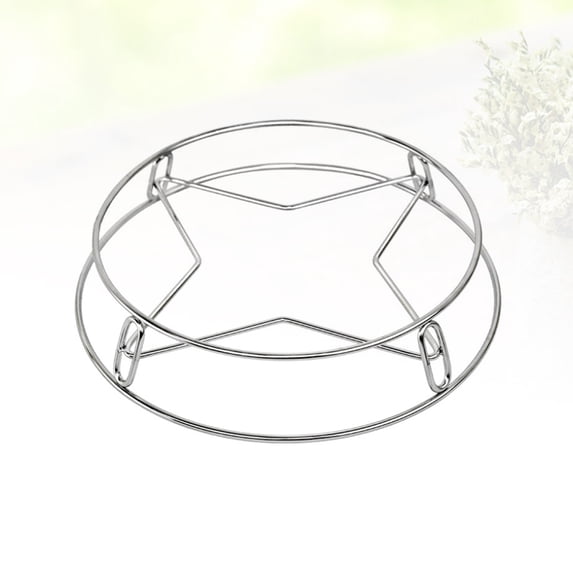 Hytrove Pot Rack Heat Resistant round Stainless Steel , and Plates Dishes