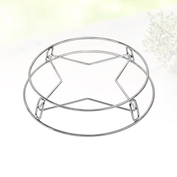 Hytrove Pot Rack Heat Resistant round Stainless Steel , and Plates Dishes