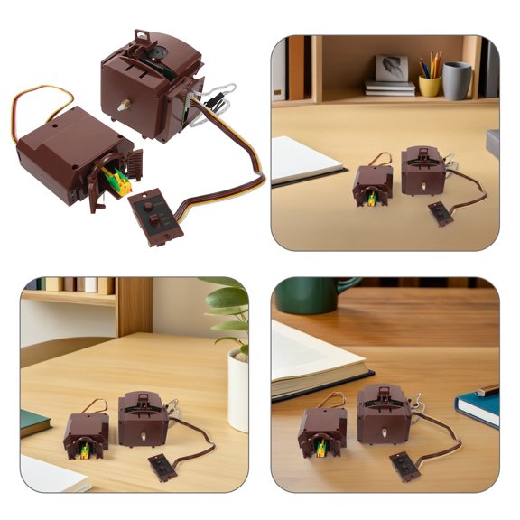 Hytrove Quartz Cuckoo Clock Movement Brown with Reliable Timekeeping and Easy Installation