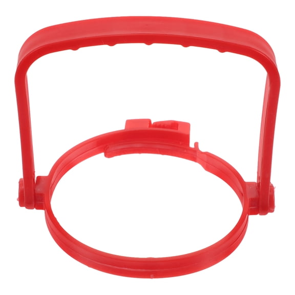 Hytrove Red Plastic Ergonomic Handle Replacement for Glass Pickle Jar