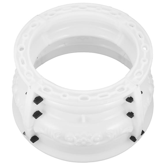 Hytrove Roman Column Base Mold for DIY Elegant Plastic Concrete Mold and Forms for Walkways 10x12.5 Inches