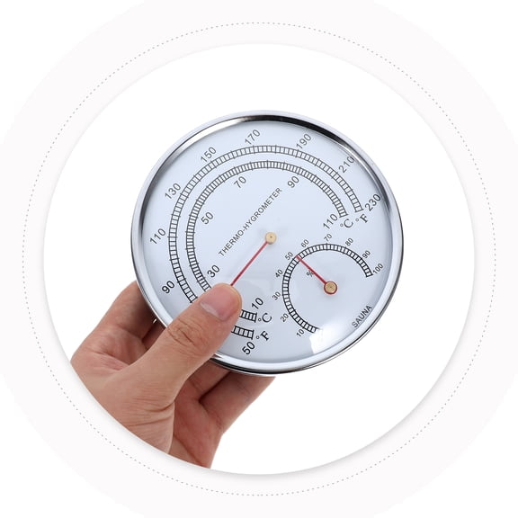 Hytrove Sauna Temperature And Humidity Meter Sauna Thermometers Sauna Supplies And Accessories Metal