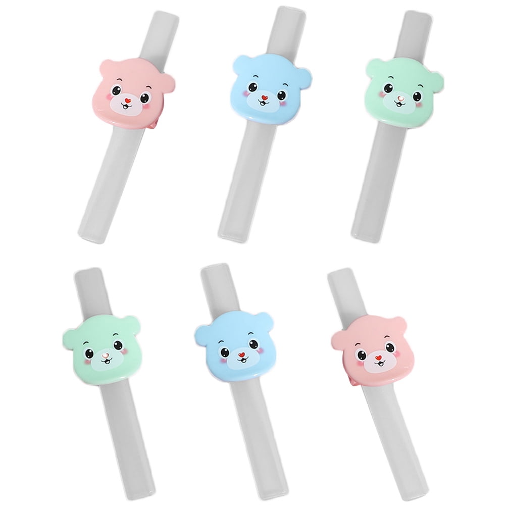 Hytrove Silicone Straws for Elderly Secure Clamp Design Assorted Color ...