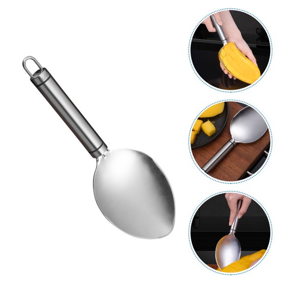 Hytrove Silver Mango Peeling Tool with Stainless Steel for Home Kitchen Use