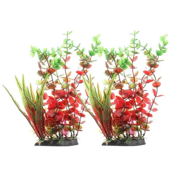 Hytrove Small Aquarium Decor for Betta Fish Tank Accessory in Lifelike Appearance for Pet Owners 2Pcs