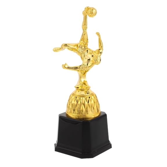 Hytrove Soccer Trophy Cup with Realistic Texture and Stable Display for Football Sports Events