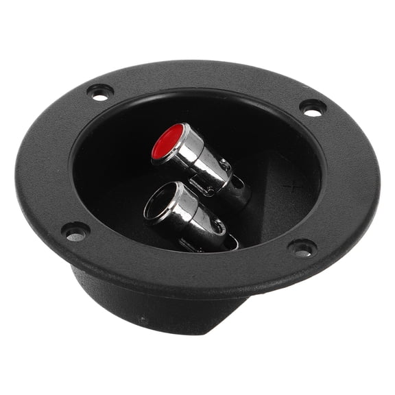 Hytrove Black Plastic Speaker Box Terminal Cup for Car Audio Systems, 1 Piece Connector