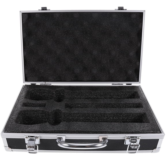 Hytrove Sponge Filled Handheld Storage Box for Users of Microphones 1Set