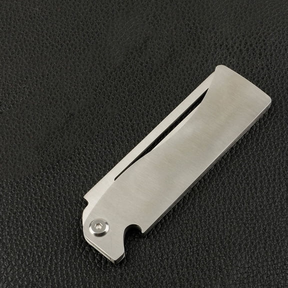 Hytrove Stainless Steel Folding Beard Comb Portable Travel Comb for Men Lightweight and Durable Plated Silver