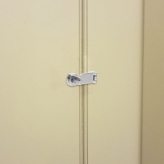 Hytrove Stainless Steel Heavy Duty Door Lock Hasp Latch with Rotating Eye