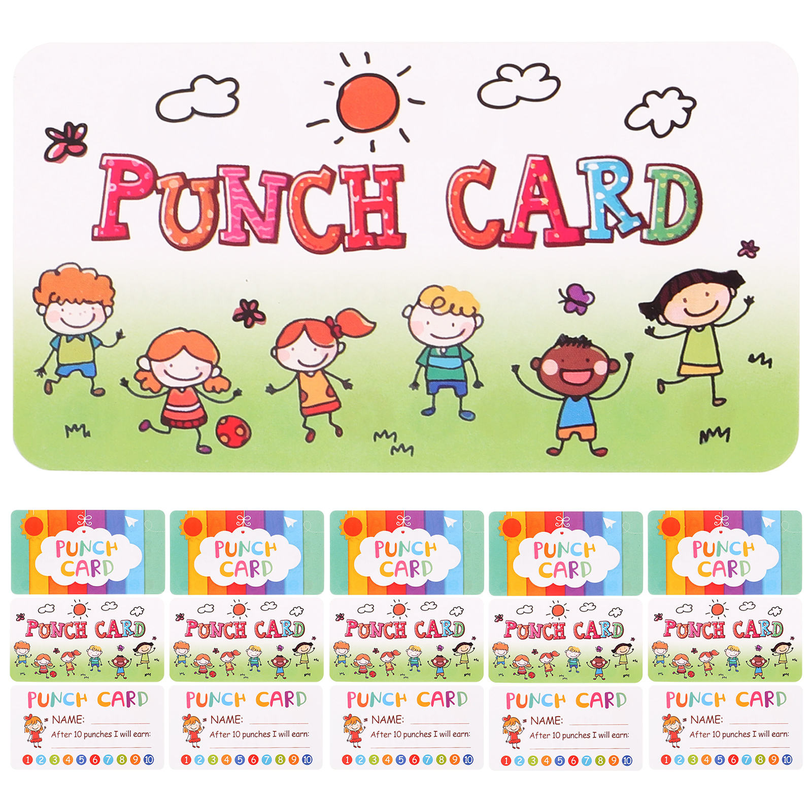 Hytrove Assorted Color Teacher Reward Cards, Classroom Incentive Paper ...