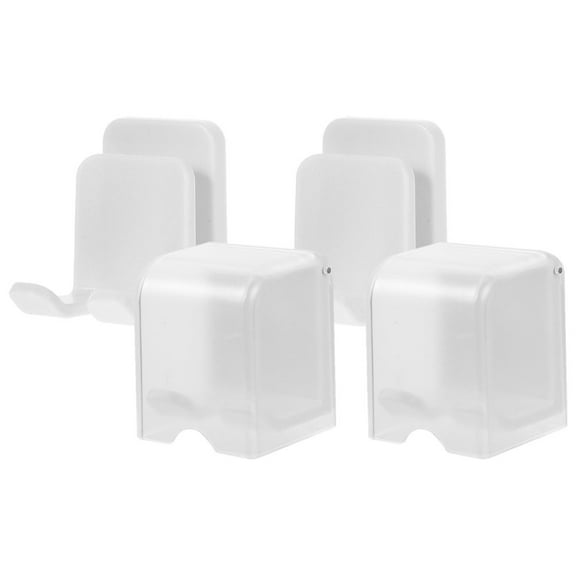 Hytrove Toothbrush Organizer Wall 4Pcs Abs Material for Bathroom Use and Storage