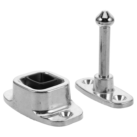 Hytrove Leisure Rv Door Latch Van Door Holder Silver Aluminum Alloy 1 Set
