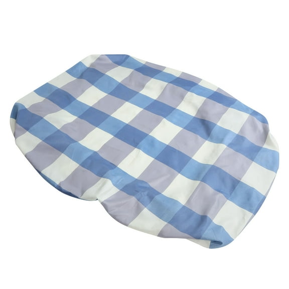 Hytrove White Polyester Twin Fitted Sheet with Design for Mattress Protection