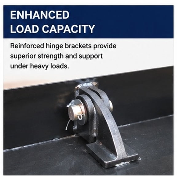 Hytrove Heavy Duty Steel Dump Hinge Universal Compatibility for Automotive 2Pcs