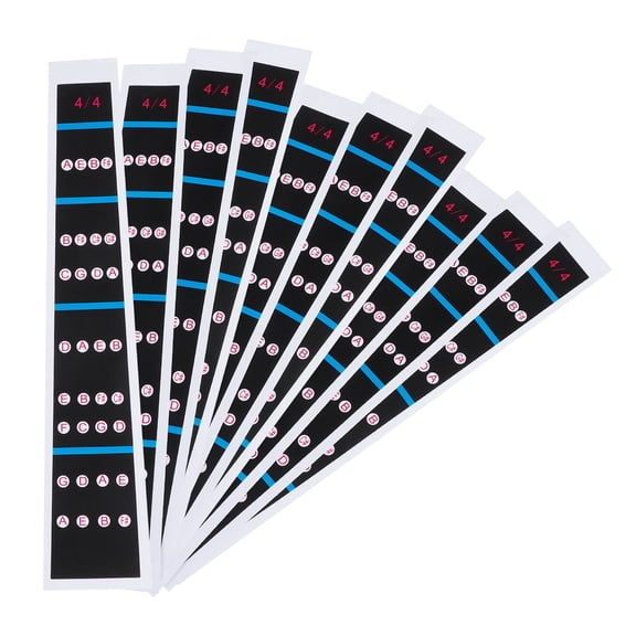 Hytrove Violin Finger Guide Stickers 10Sheets for Beginners Children Adults Practice
