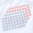 Hytrove Round Polarity Warning Label Stickers, Clear Marking Paper ...