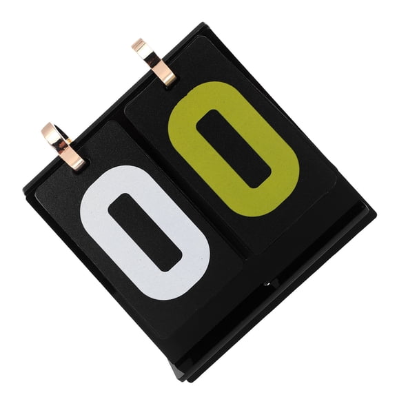 Hytrove Waterproof Manual Flip Scoreboard with Large Numbers for Sports and Tabletop Game Score Keeping