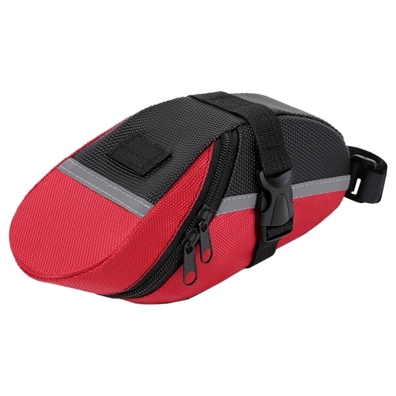 Hytrove Waterproof Red PVC Saddle Bag for Bike Essentials and Easy Installation