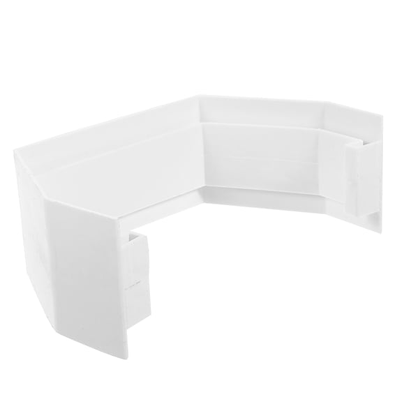 Hytrove Durable White Gutter Downspout Strap PVC for Pipe Leak Proof