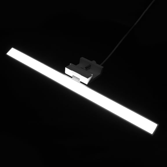 Hytrove White LED Monitor Light Bar with Adjustable Brightness and Color Temperature for Eye Home and Office Use