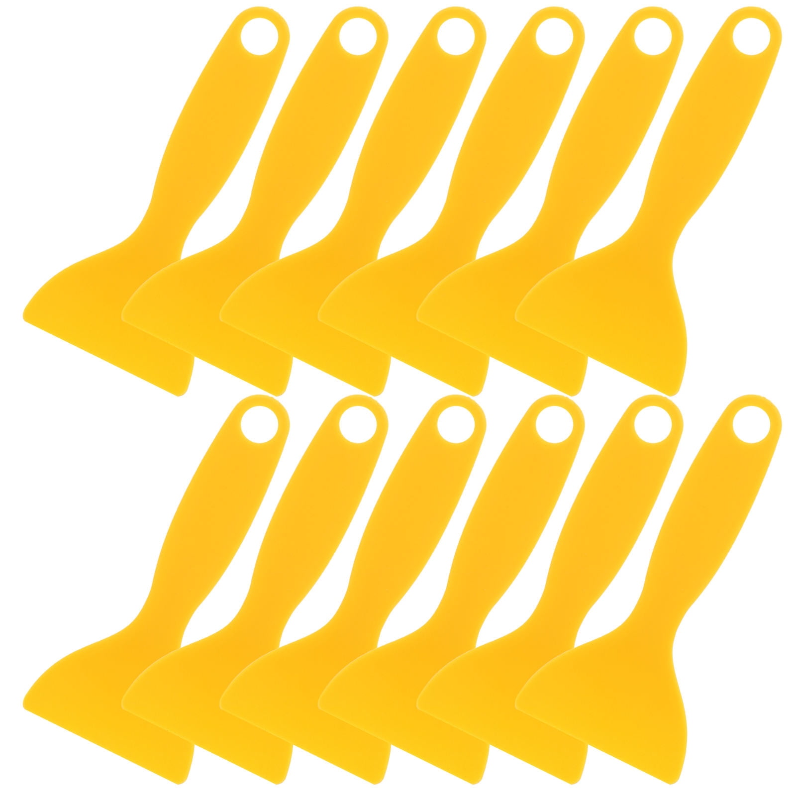 Hytrove Window Film Kit 25Pcs Yellow Plastic Scraper Tool for Wrapping ...