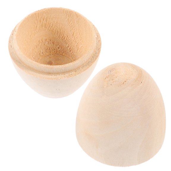 Hytrove candy storage box Candy Box Beige Wood Container 1Pcs for Friends
