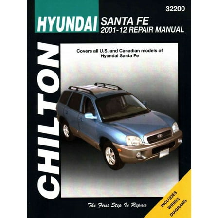 Pre-Owned Hyundai (2001-06) for of Santa Fe Chilton Repair Manual (USA) ^