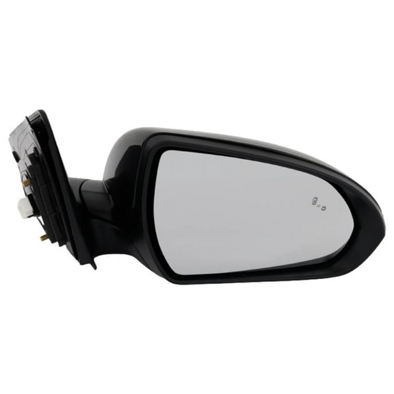 For Hyundai Elantra 2017 2018 Door Mirror Passenger Side | Outer | Rear View | Paintable | Heated | With Signal Light | Replacement For HY1321254 | 87620F2290